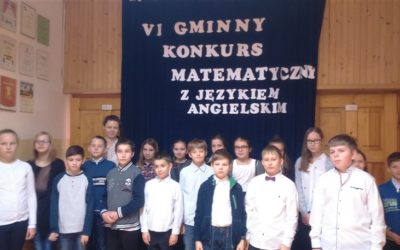 Sukces uczniów S.P. Celiny w Gminnym Konkursie  Matematycznym