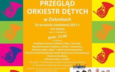 Zaproszenie na XII Powiatowy Przegląd Orkiestr Dętych