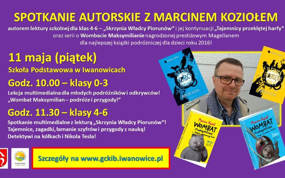 Spotkanie autorskie z pisarzem i podróżnikiem Marcinem Koziołem!