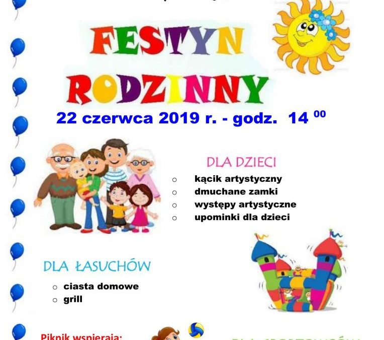 Festyn Rodzinny w Szkole Podstawowej w Damicach!!!
