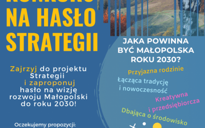 Konkurs na hasło strategii „Małopolska 2030”