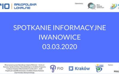 Nabór do konkursu grantowego FIO Małopolska Lokalnie