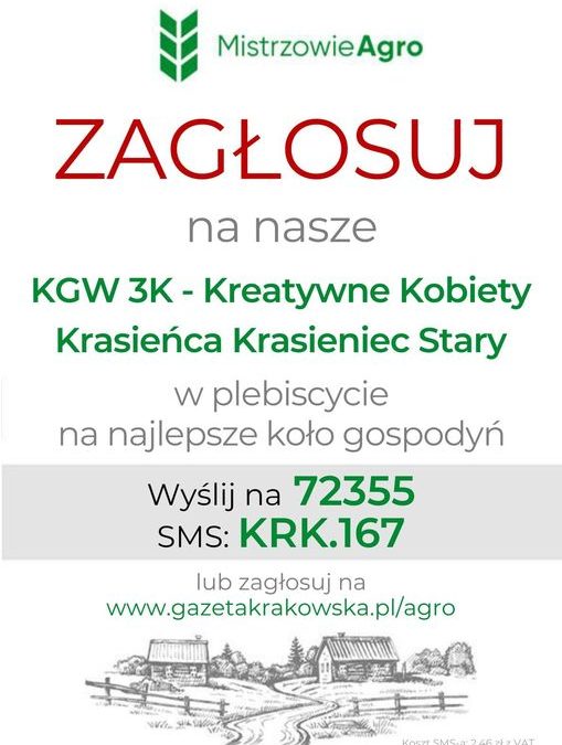 Głos na KGW z Krasieńca!