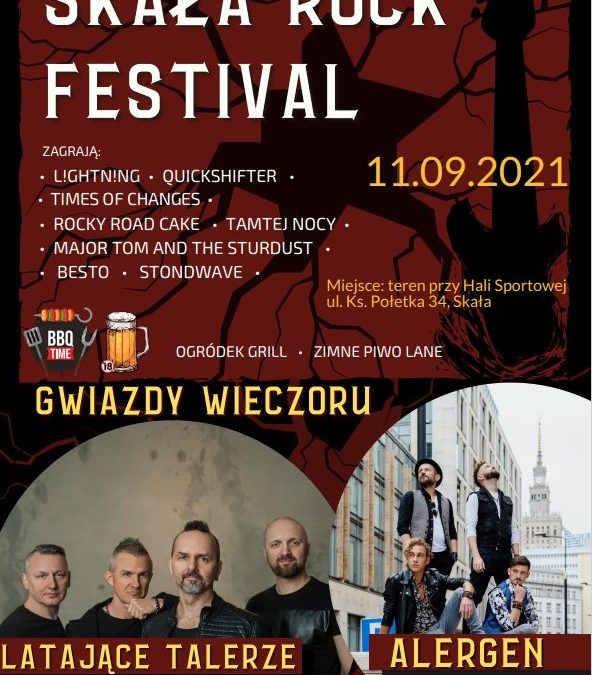 SKAŁA ROCK FESTIVAL 2021 – pierwszy rockowy festiwal w sąsiedniej gminie