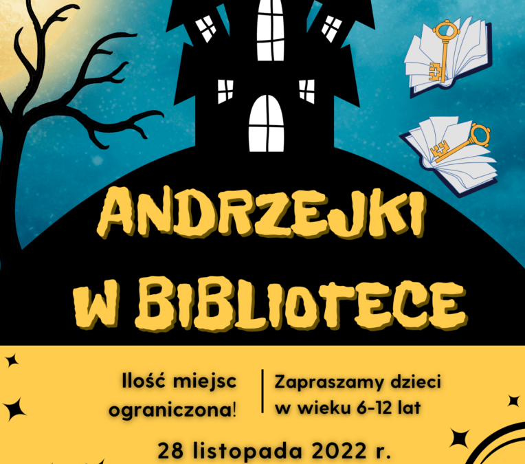 GCKiB zaprasza dzieci na Andrzejki w bibliotece.