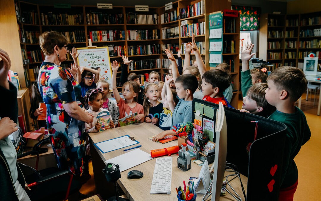 Lekcja biblioteczna w Bibliotece w Iwanowicach