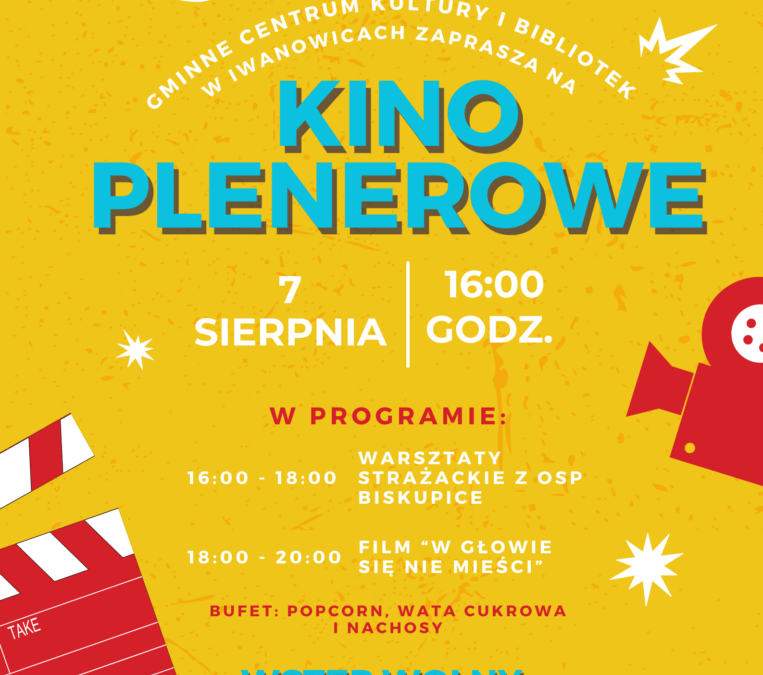 Kino Plenerowe w GCKiB – 07.08.2024 r.