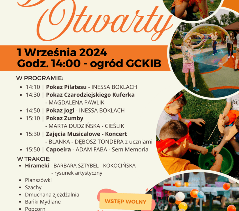 Dzień Otwarty w Gminnym Centrum Kultury i Bibliotek w Iwanowicach – 01.09.2024 r.