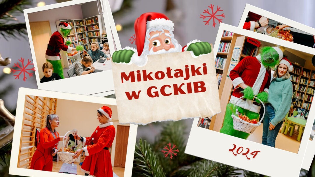 Mikołajki i Grinch z wizytą na zajęciach dodatkowych w GCKiB!