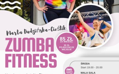 Zajęcia Zumby Gold oraz Zumby Fitness w dniu 22.01.2025 r. odwołane!