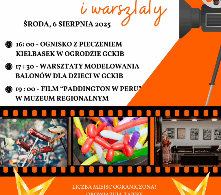 KINO I WARSZTATY W IWANOWICACH!