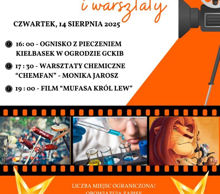 Zapraszamy na II KINO I WARSZTATY!