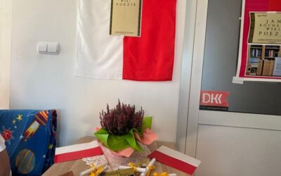 Narodowe Czytanie poezji Jana Kochanowskiego na spotkaniu Dyskusyjnego Klubu Książki w bibliotece w Sieciechowicach.