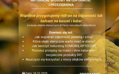Jesienne warsztaty z natury – naturalne sposoby na odporność i przeziębienia