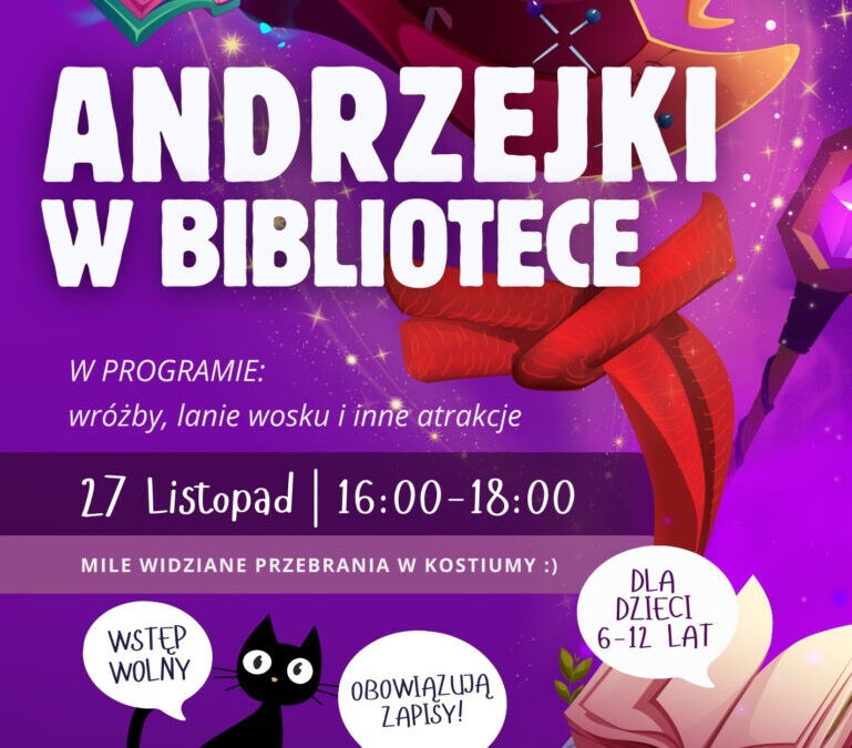 ANDRZEJKI W BIBLIOTECE!