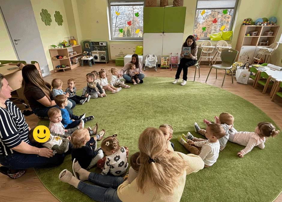 Biblioteczna wizyta w Samorządowym Żłobku „Bajkowa Kraina” w Poskwitowie