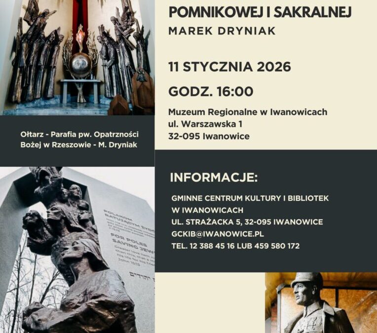 Wystawa rzeźby pomnikowej i sakralnej – Marek Dryniak