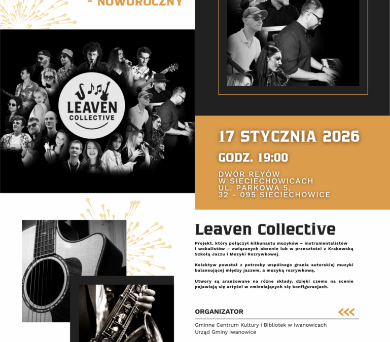 Jazzowy Koncert Świąteczno-Noworoczny!