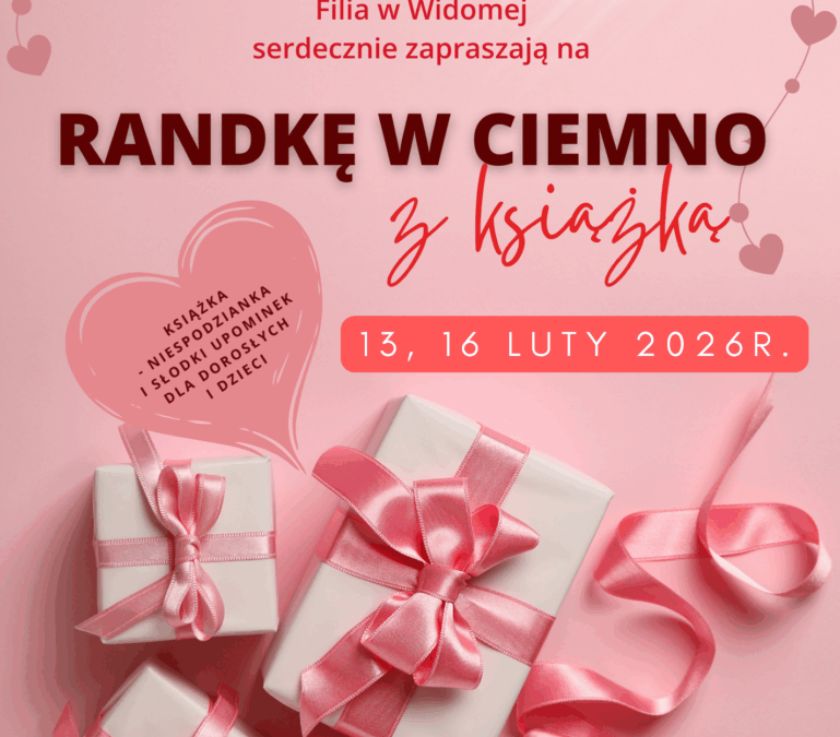 Randka w ciemno z książką – zapraszamy!
