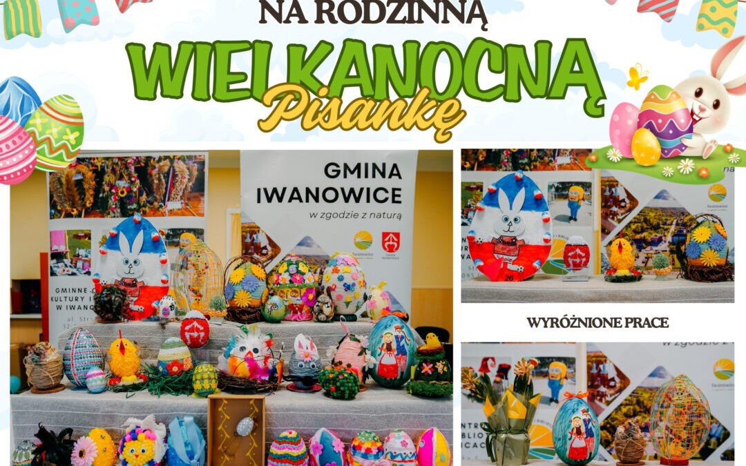 WYNIKI GMINNEGO RODZINNEGO KONKURSU NA PISANKĘ WIELKANOCNĄ 2026!