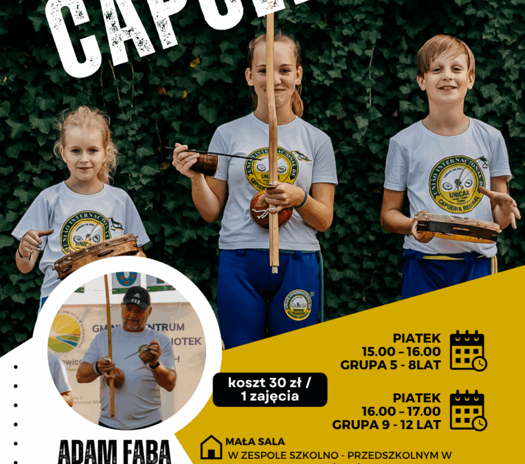 03.04.2026 r. – Zajęcia Capoeiry odwołane!