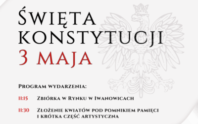 Uroczyste obchody Święta Konstytucji 3 Maja!