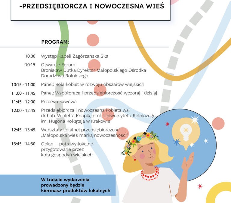 Forum Kobiet – Przedsiębiorcza i Nowoczesna Wieś