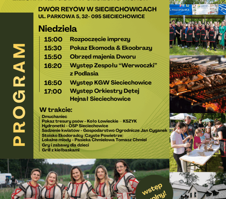 Piknik ekologiczno-kulturalny „Zielona Przygoda w Sieciechowicach”