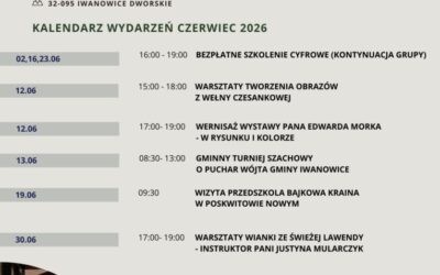 Kopia Kalendarz wydarzeń – Czerwiec 2026 w Muzeum Regionalnym w Iwanowicach!